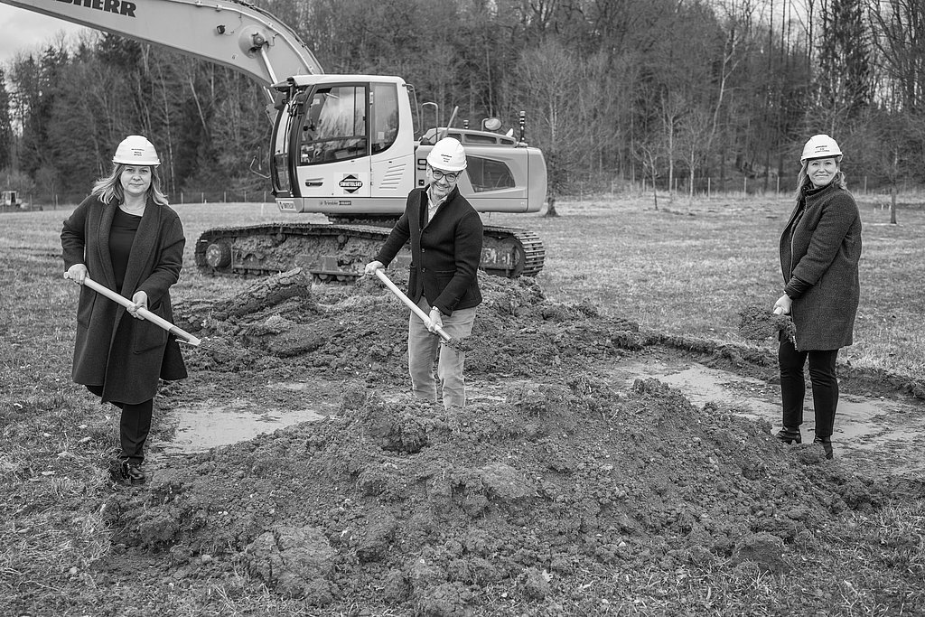 Spatenstich Neubau März 2021