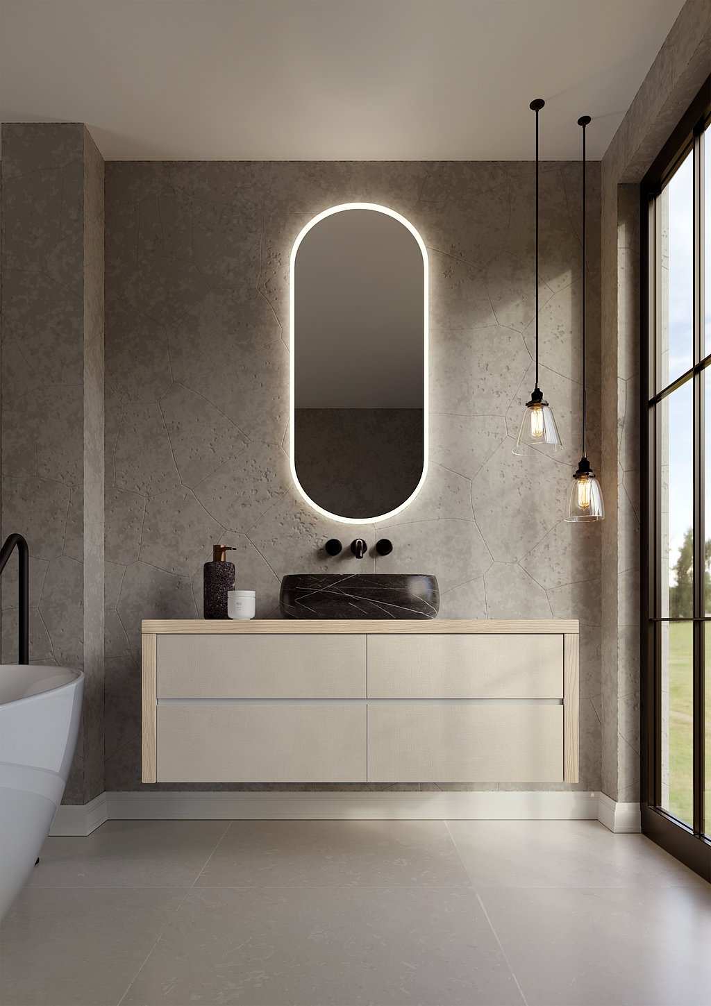 Clay & Modena Oak